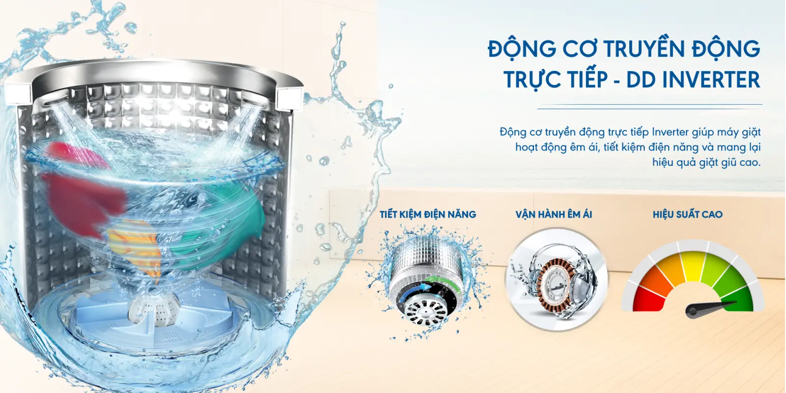 Máy giặt lồng đứng Aqua 12kg MG-DR120HT.BK